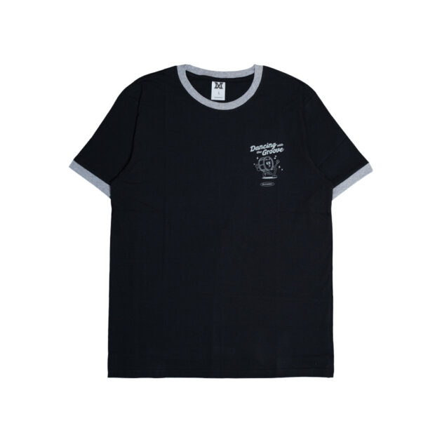 The Groove Ringer Tees Black Grey