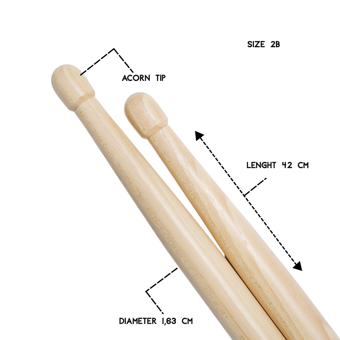Heartbeat Natural Drumsticks - Image 5