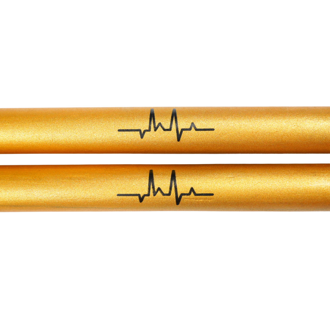 Heartbeat Colored Series Drumsticks Gold - Image 3
