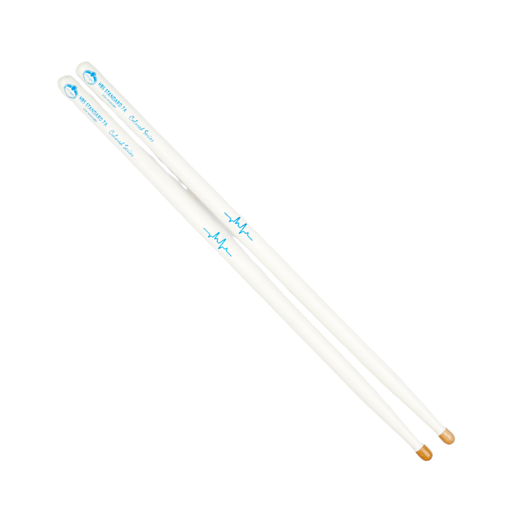 Heartbeat Colored Series Drumsticks White