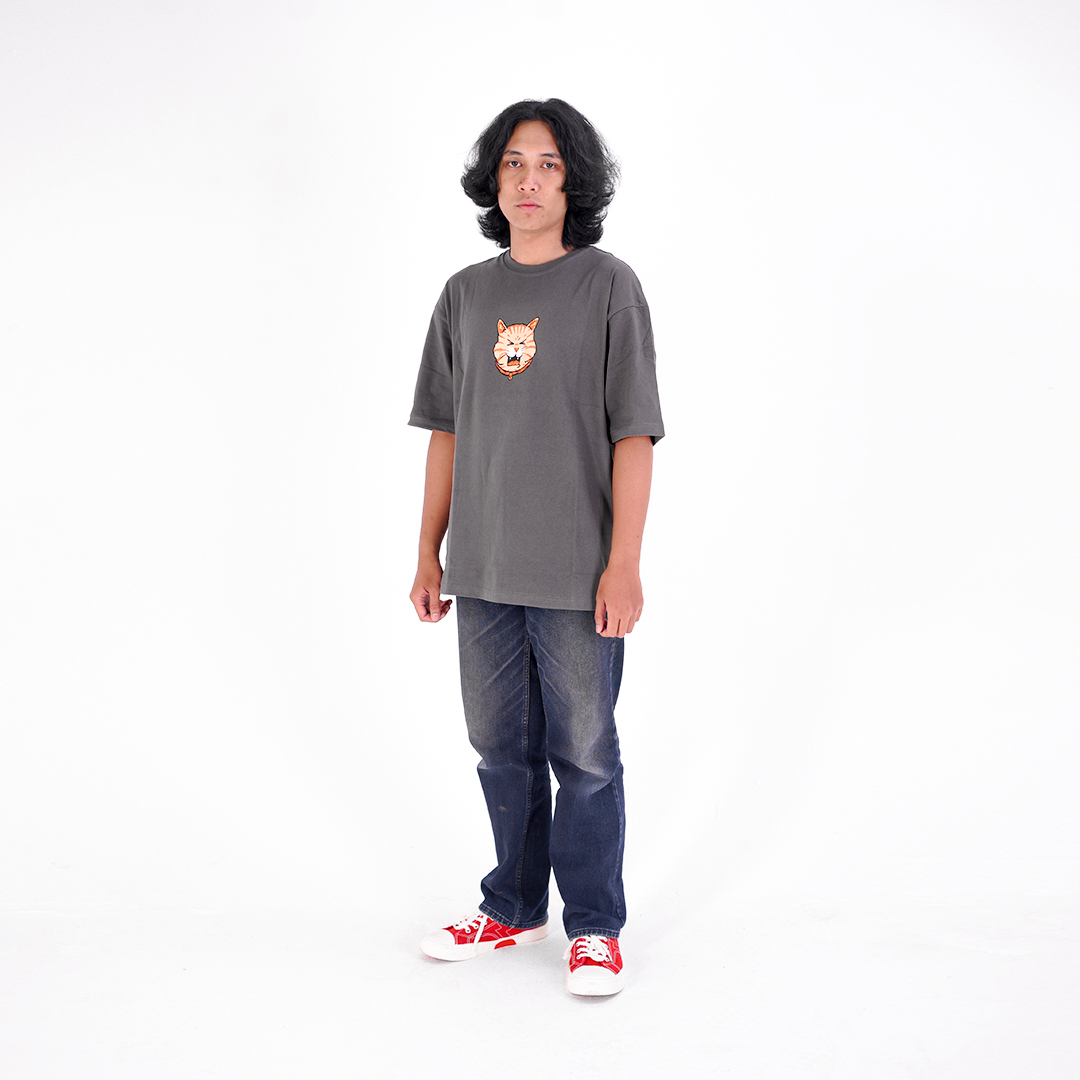 Angry Necko Oversize Grey - Image 4