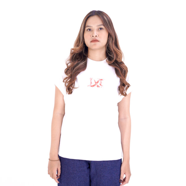 Crimson Hand Tanktop Boxy White