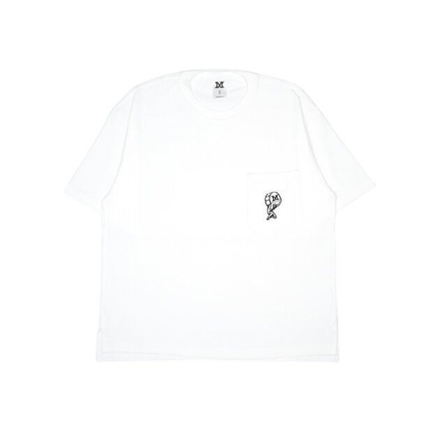 Pulsarion Pocket Tees Boxy White