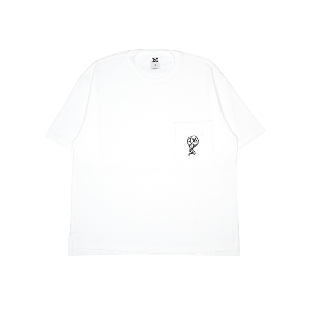 Pulsarion Pocket Tees Boxy White